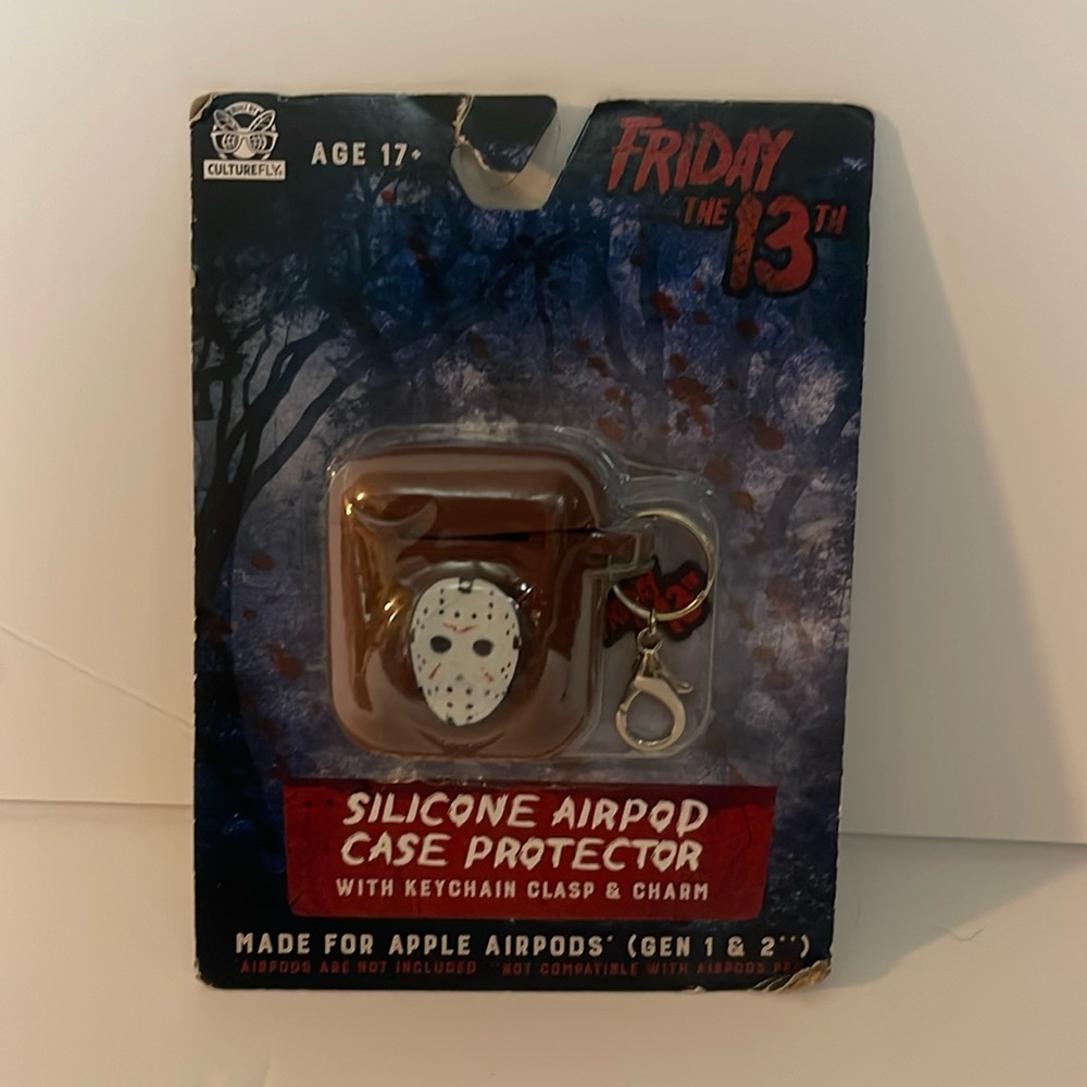🎄🎄Friday the 13th silicone AirPod protectors, GEN 1&2